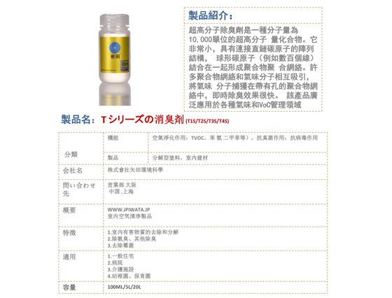 日本岩田高分子除味剂